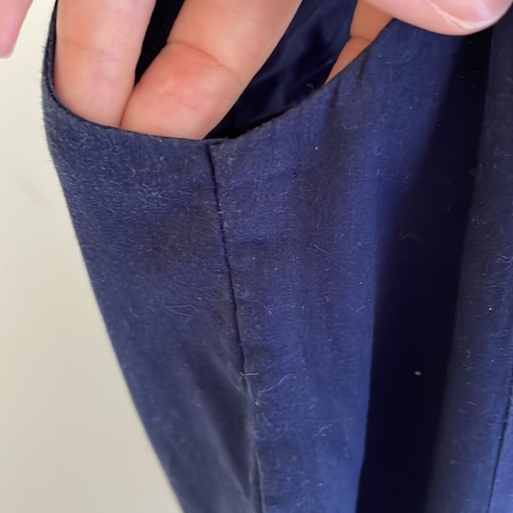 🌷2 for $20🌷 REVIEW navy striped day dress with white belt - Picture 14 of 15